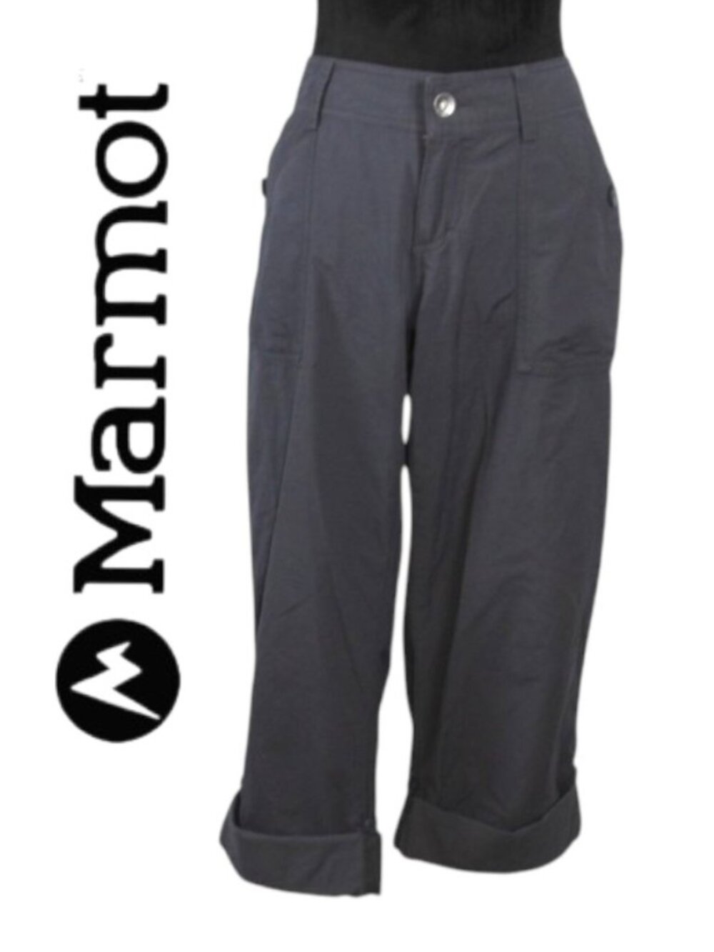 Marmot Charcoal Grey Pants or Capri Size 10